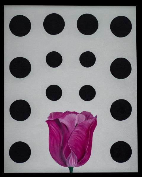 Tulip with Polka Dots